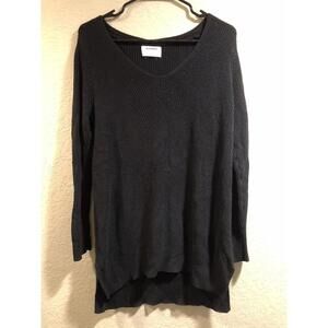 Old Navy Black Knit Long Sleeve Sweater Women's Size L